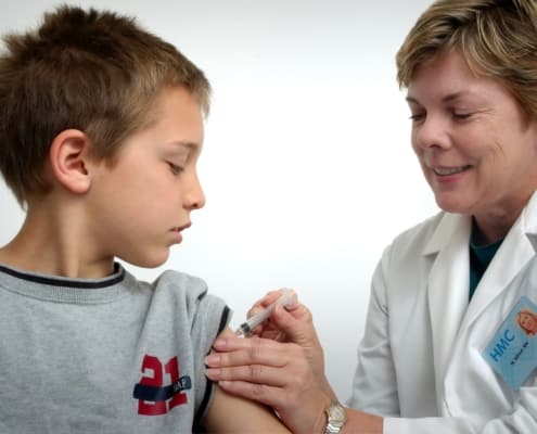 Junger Patient